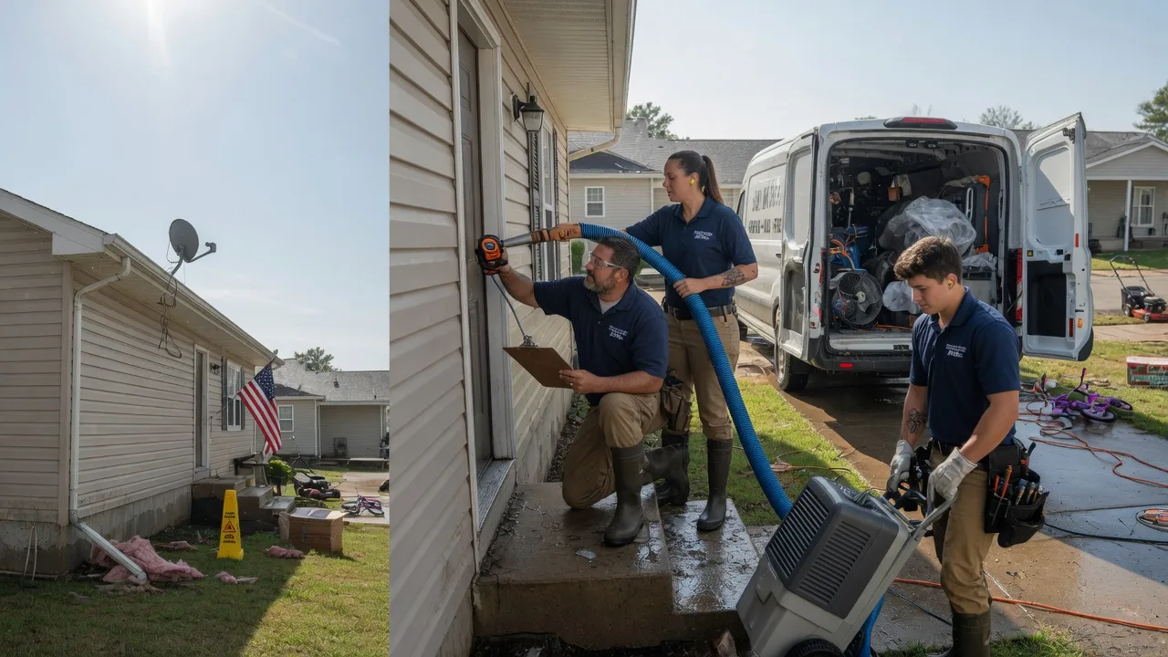 Ceiling Water Damage Restoration in Menahga, MN near me